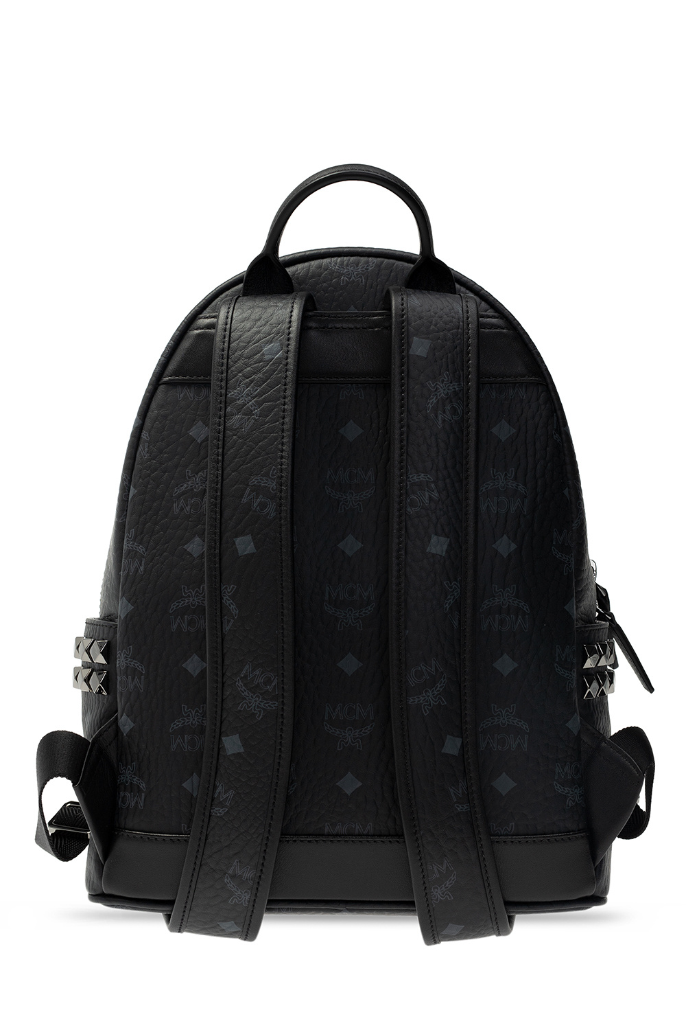 Black Backpack with logo MCM Vitkac France